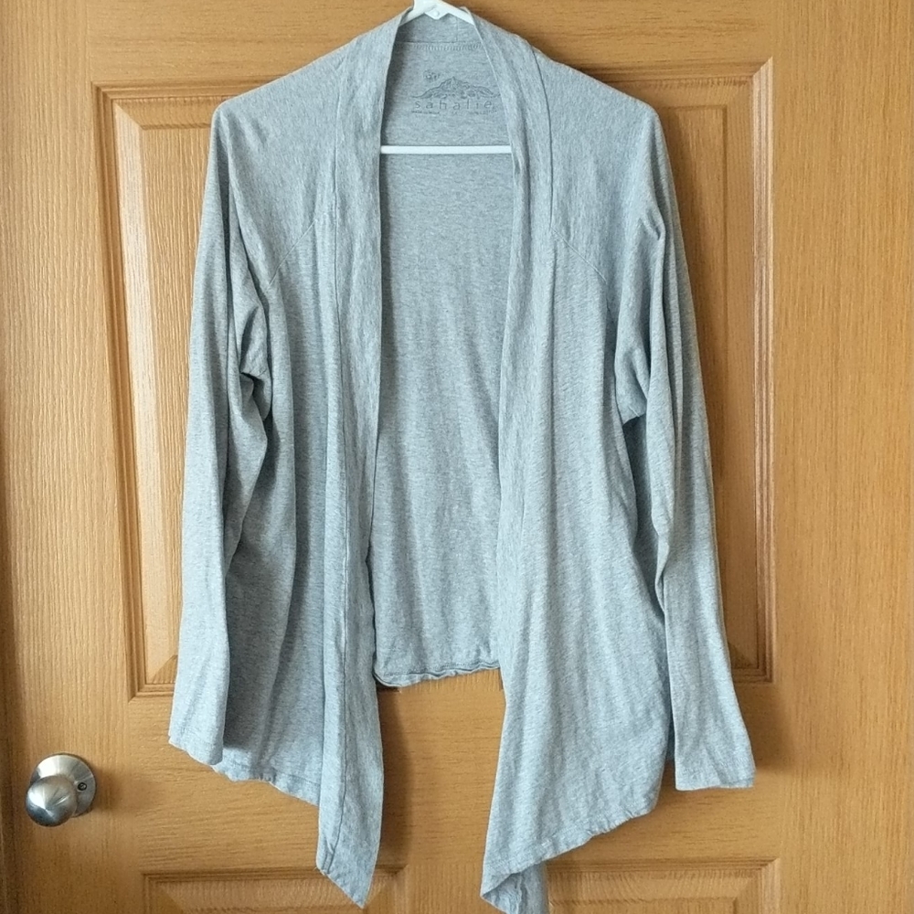 Light gray cardigan